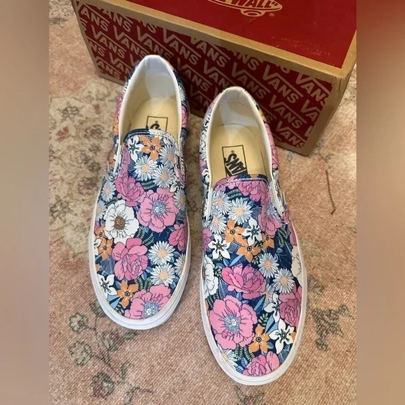 Vans OLD SKOOL vintage floral sold out - Picture 1 of 4